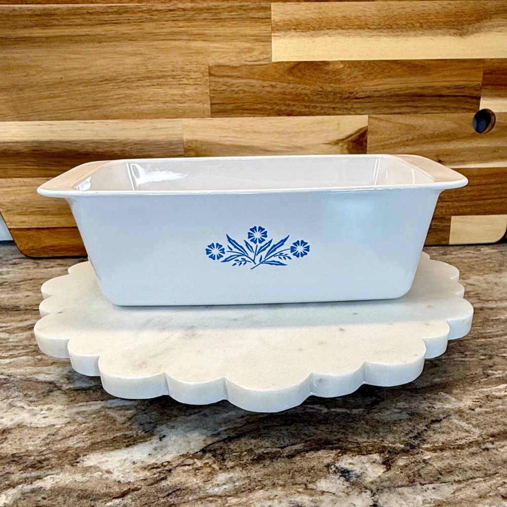 💙 Vintage Corning Ware Cornflower Blue Loaf Pan • P‑315‑B • 9x5x3 🌼